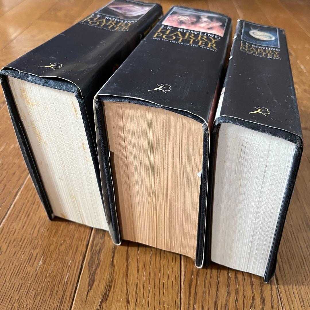 ハリーポッターと不死鳥の騎士団他 洋書ハードカバー UK版 3冊セット