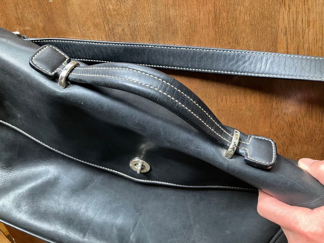 良品!】OLD コーチ ショルダーバッグ ビジネスバッグ 黒 F06457 - メルカリ