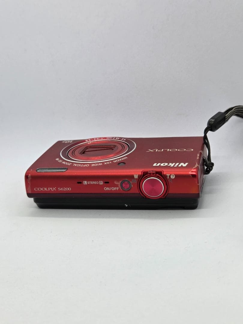 スマホ転送OK】ニコン Nikon COOLPIX S6200 レッド - メルカリ