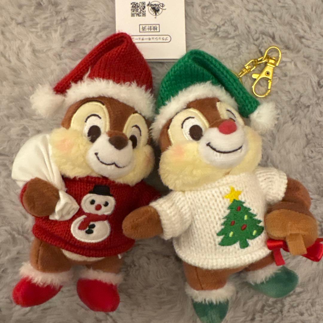 チップとデール クリスマスぬいぐるみキーチェーン2024 - メルカリ