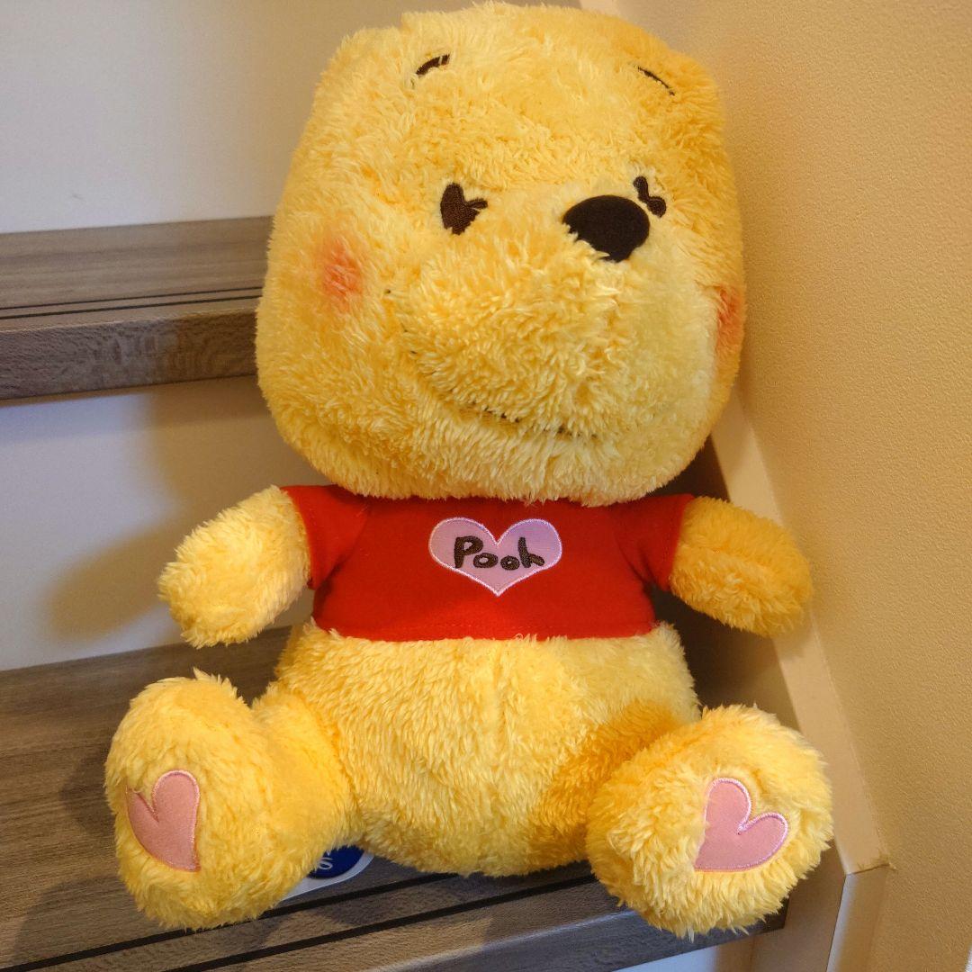 目がハート状 ディズニー プーさん ぬいぐるみ レトロ SEGA - メルカリ