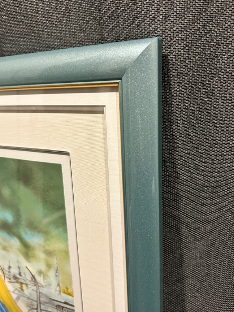 松本零士1000年女王「伝説の環」シルクスクリーン直筆サイン版画 銀河