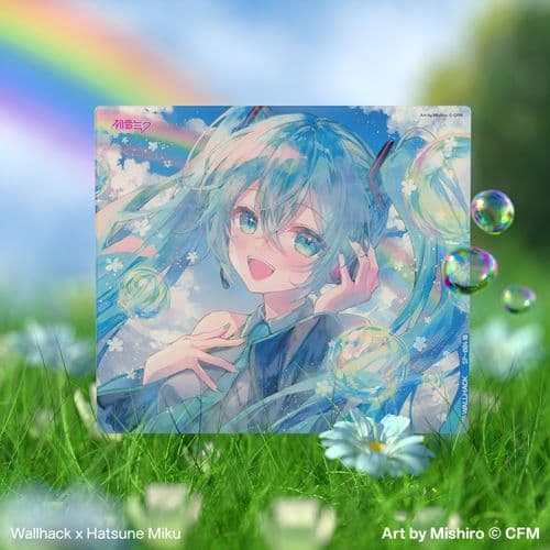 マウス・トラックボール Wallhack SP-004 Summer Miku WALLHACK SP-004 Hatsune Miku Edition: Summer Miku Glass Mouse Pad