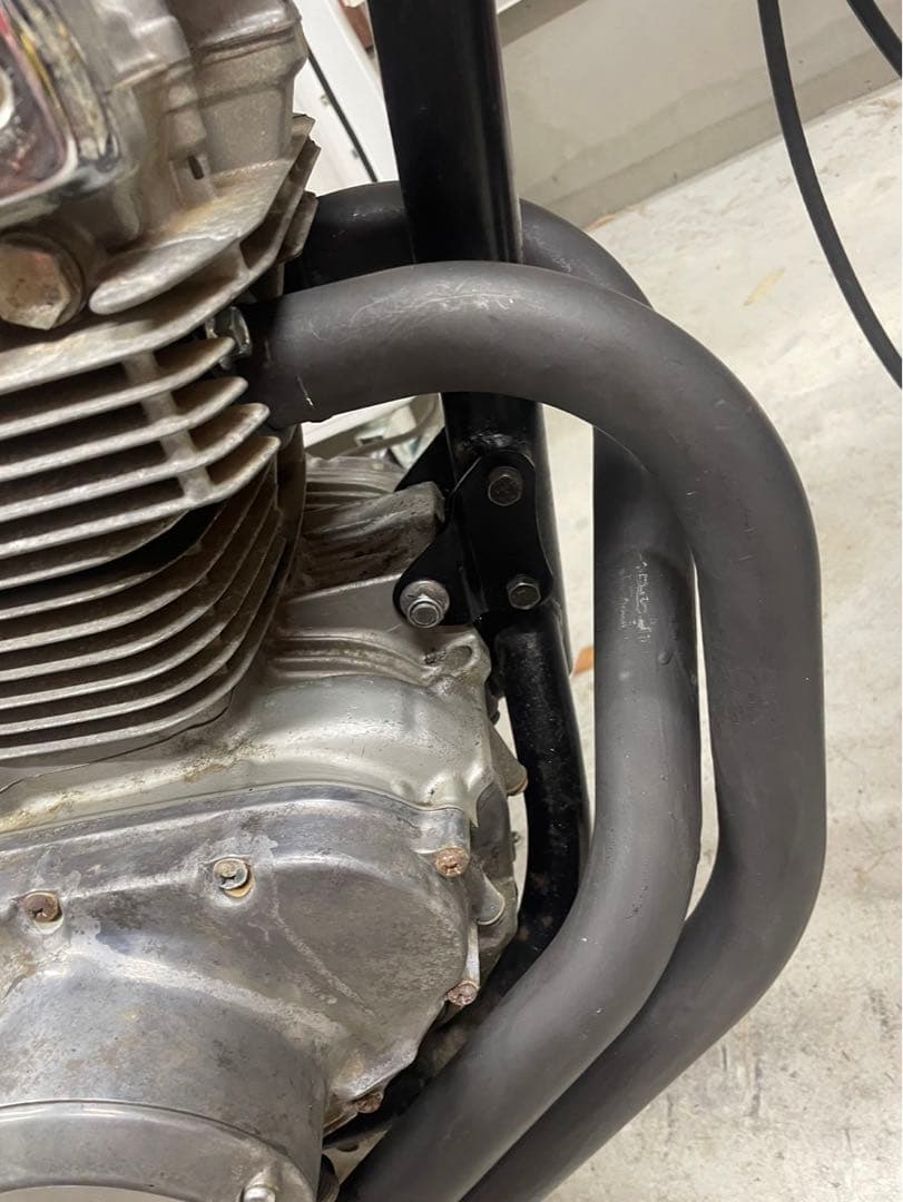 ザリ/ゴキ250用本物ミスティ管ハス切り塗装済みマフラーGSX250E - メルカリ