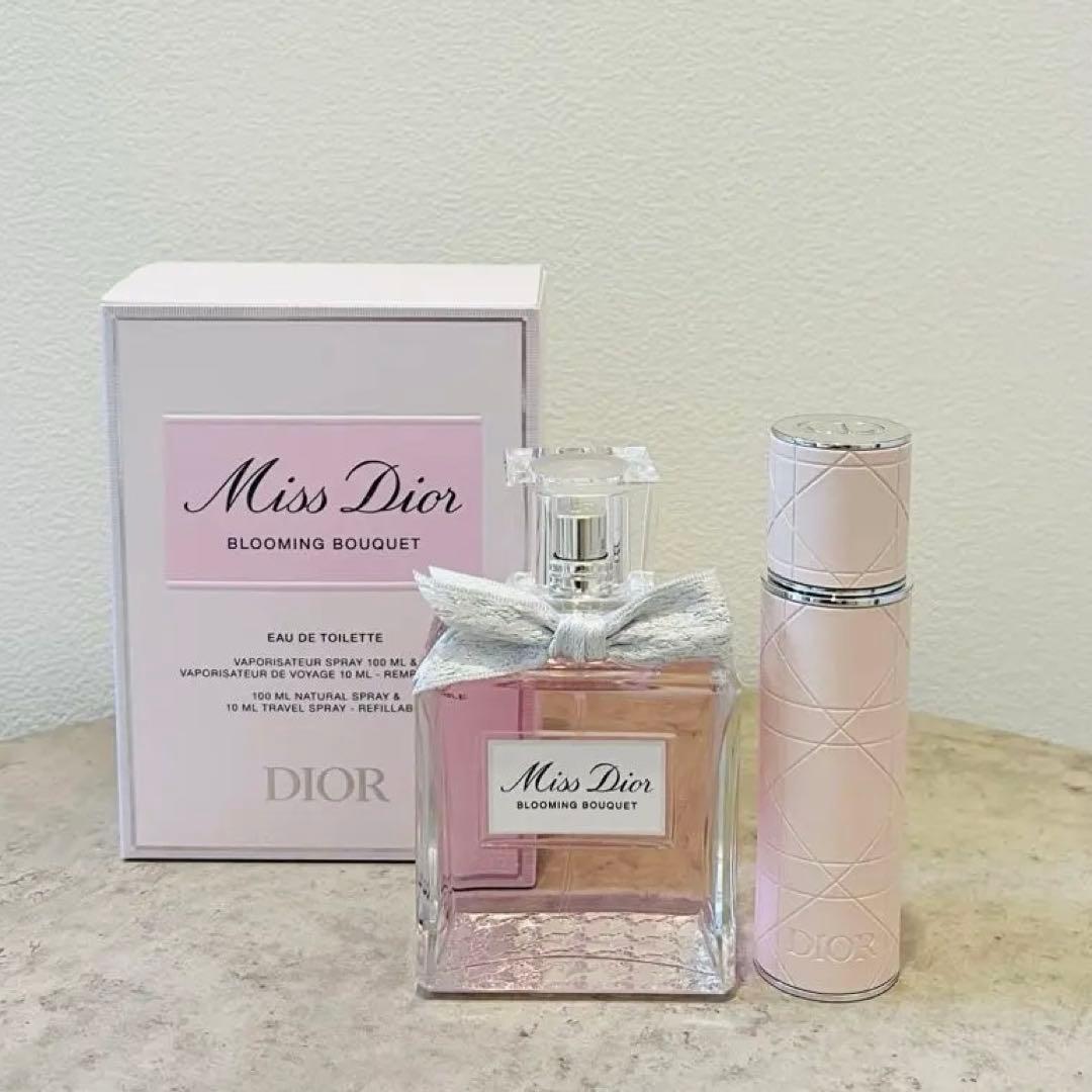 【新品未使用】ミスディオール　ブルーミングブーケ100mlセット ディオール ミスディオール ブルーミングブーケ 100ml トラベル