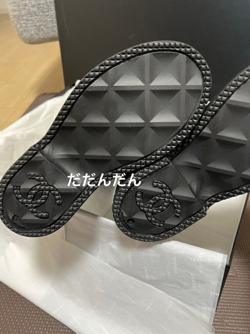 新品 CHANEL レインブーツ 37 ジェニー着用 大人気 - メルカリ