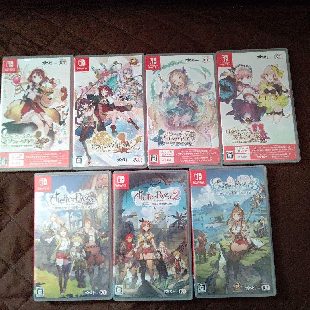 アトリエシリーズ Nintendo Switch ソフト 7本セット 封入特典付】【Switch】ライザのアトリエ～常闇の女王と秘密の隠れ家