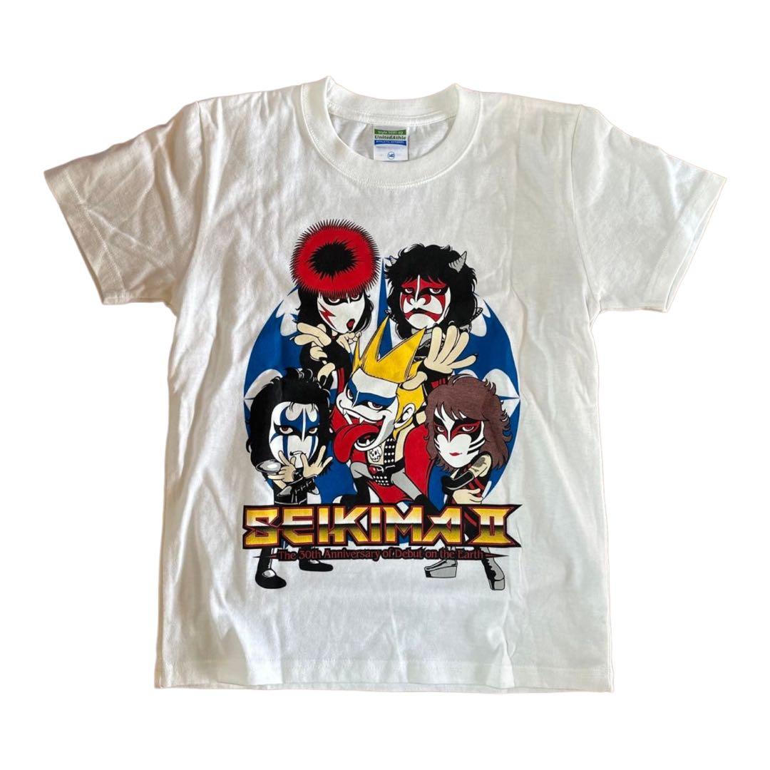 未使用】聖飢魔II 地球デビュー30周年 期間限定再集結 Tシャツ 白 140