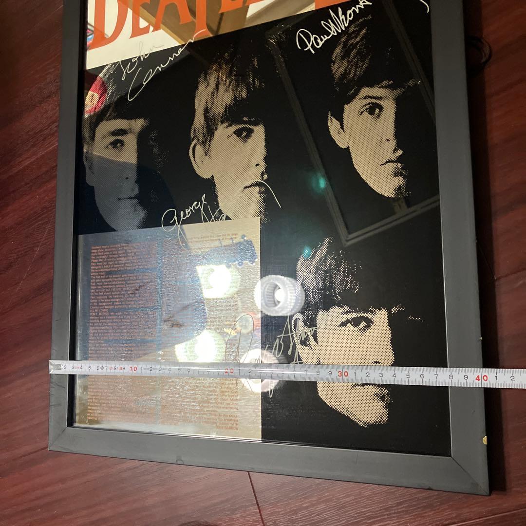 ビートルズ Beatles パブミラー 鏡 インテリア ディスプレイ ビンテージ