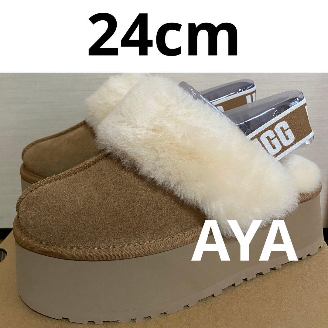 UGG Funkette Chestnut アグ ファンケット ブーツ - メルカリ