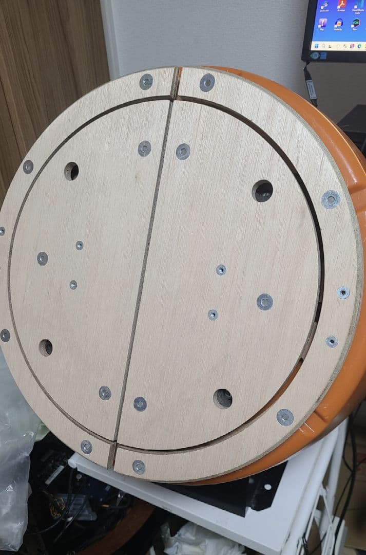 おうち太鼓】AC互換基盤 新面+鉄板+サイレンサ+リムリング+台座 太鼓の