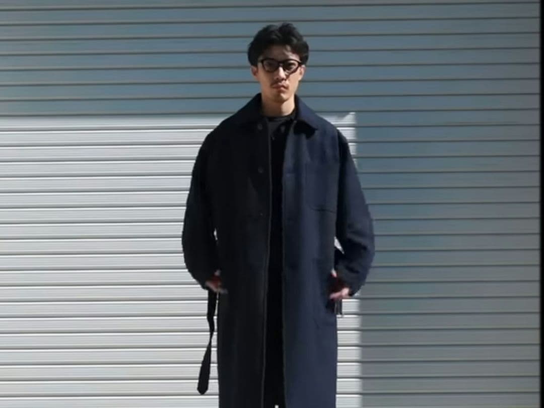 新品未使用 COMOLI 24aw コモリ ウールカシミヤ ミリタリーコート 2