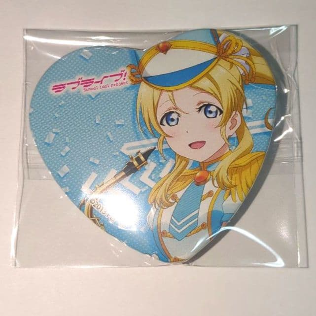 絢瀬絵里 ハート型缶バッジ 東京駅一番街 - メルカリ