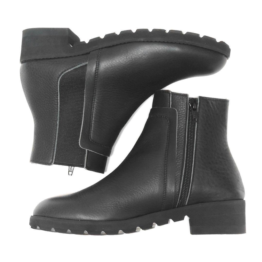 美品 アルテミス バイ ダイアナ 軽量 本革 サイドゴア ショートブーツ