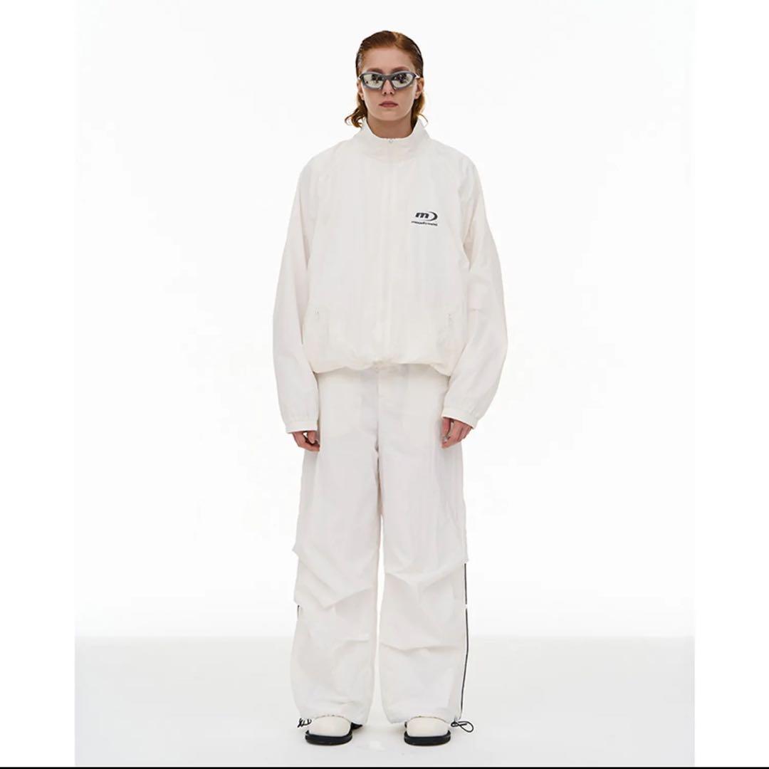 MODITEC ホワイト ナイロンジャケット セットアップ - メルカリ