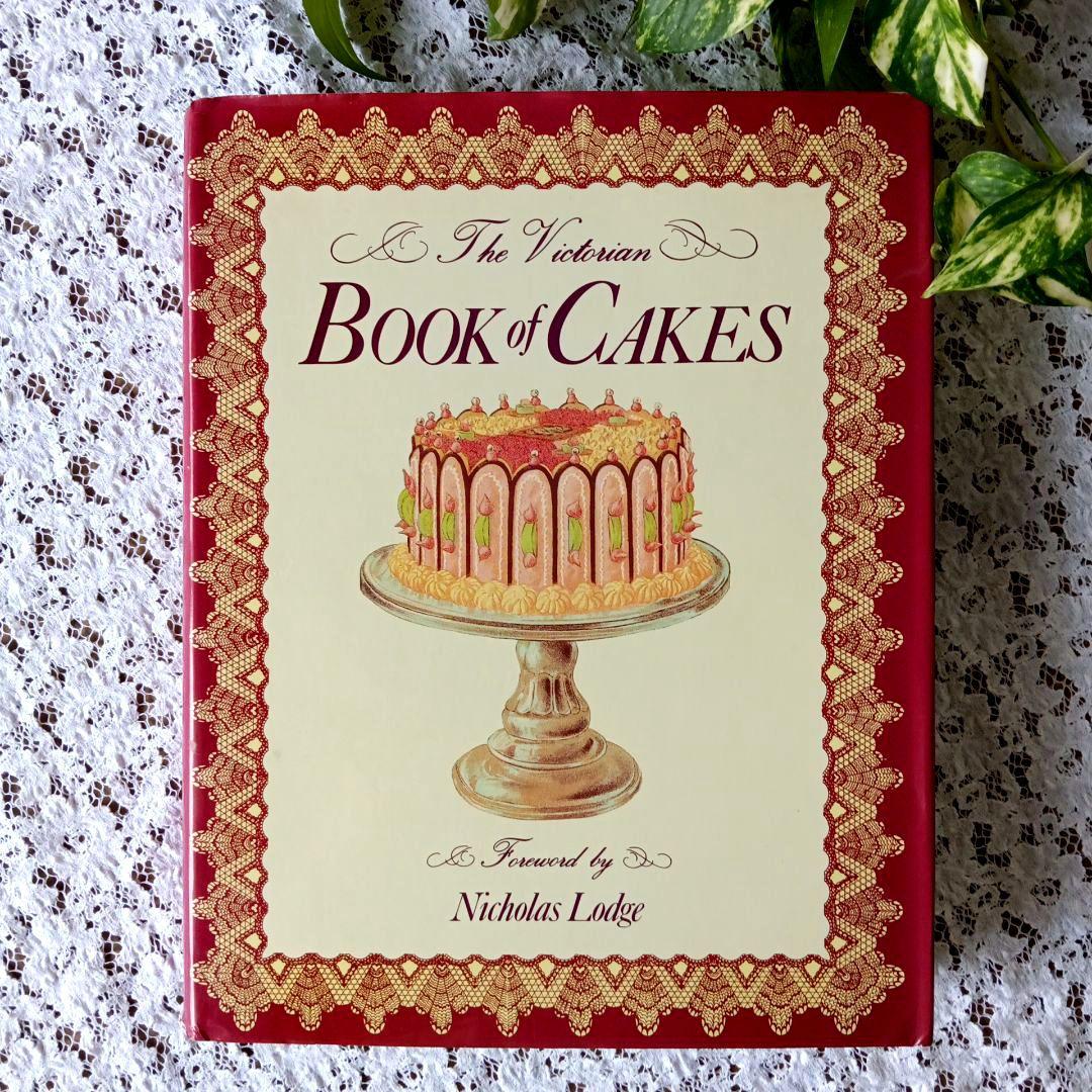 洋書 古書1990年 ヴィクトリア朝 ケーキクッキー レシピ本
