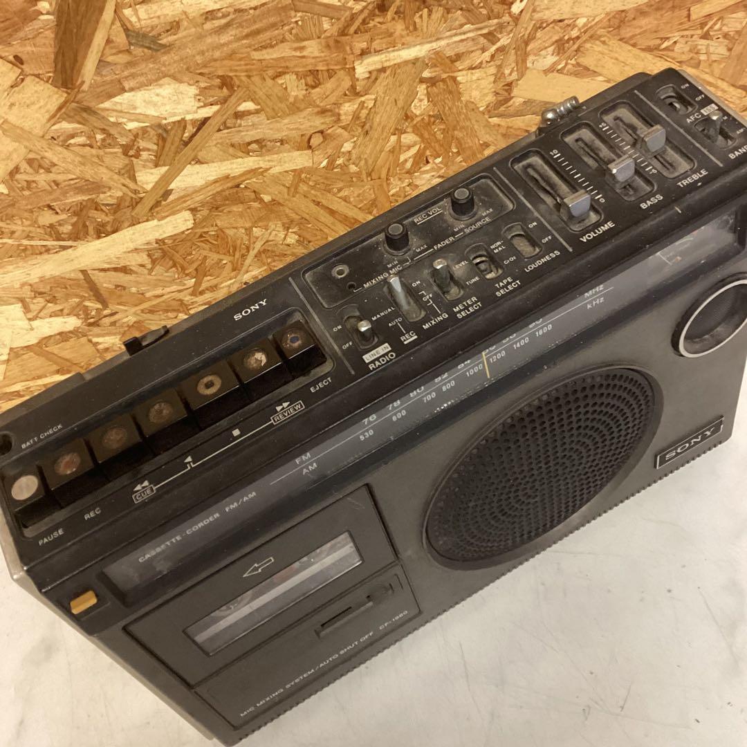 SONY CF-1980 ラジカセ 昭和レトロ ソニー ラジオ カセット（M56