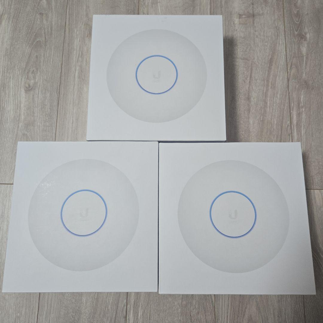 未使用 Ubiquiti U6-Pro アクセスポイント 3個セット Ubiquiti U6-Pro UniFi WiFi 6 Access Point, Three Pack (5.3Gbps AX)