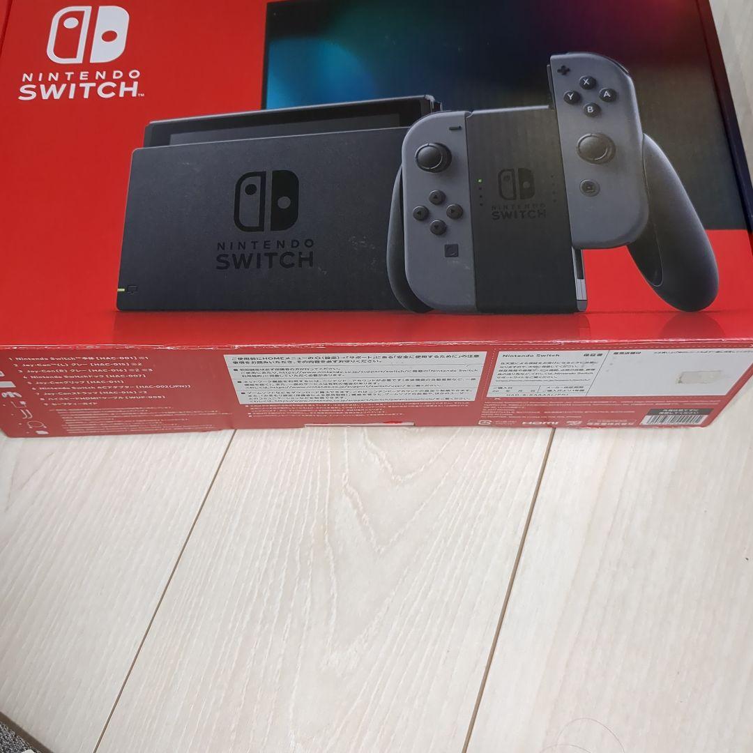 【未使用に近い】 バッテリー強化型 Nintendo Switch 本体 グレー Nintendo Switch ニンテンドースイッチ 本体 Switch (L)/(R)グレー