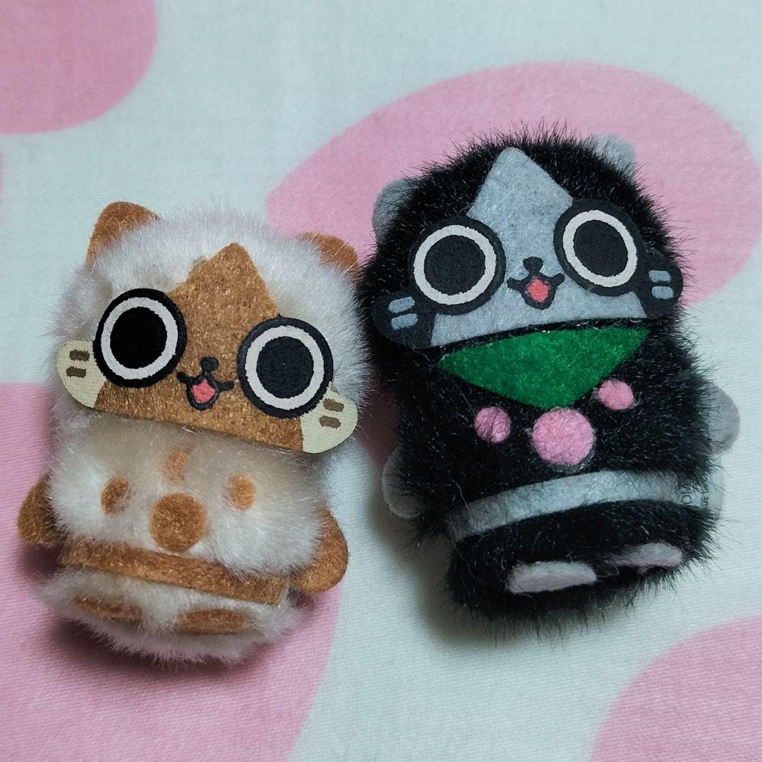 ✨Monster Hunter✨アイルー＆メラルー 猫キャラぬいぐるみ2個セット