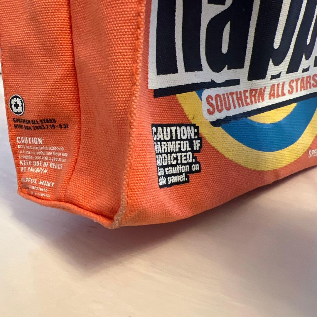 サザンオールスターズ 25周年 真夏の秘宝館happyハッピー トートバッグ