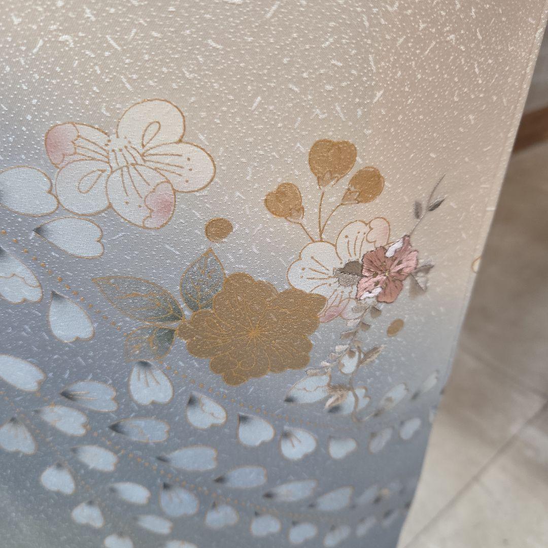 スワトウ刺繍、辻ケ花文様訪問着4点フルセット、着物、袋帯、帯締め