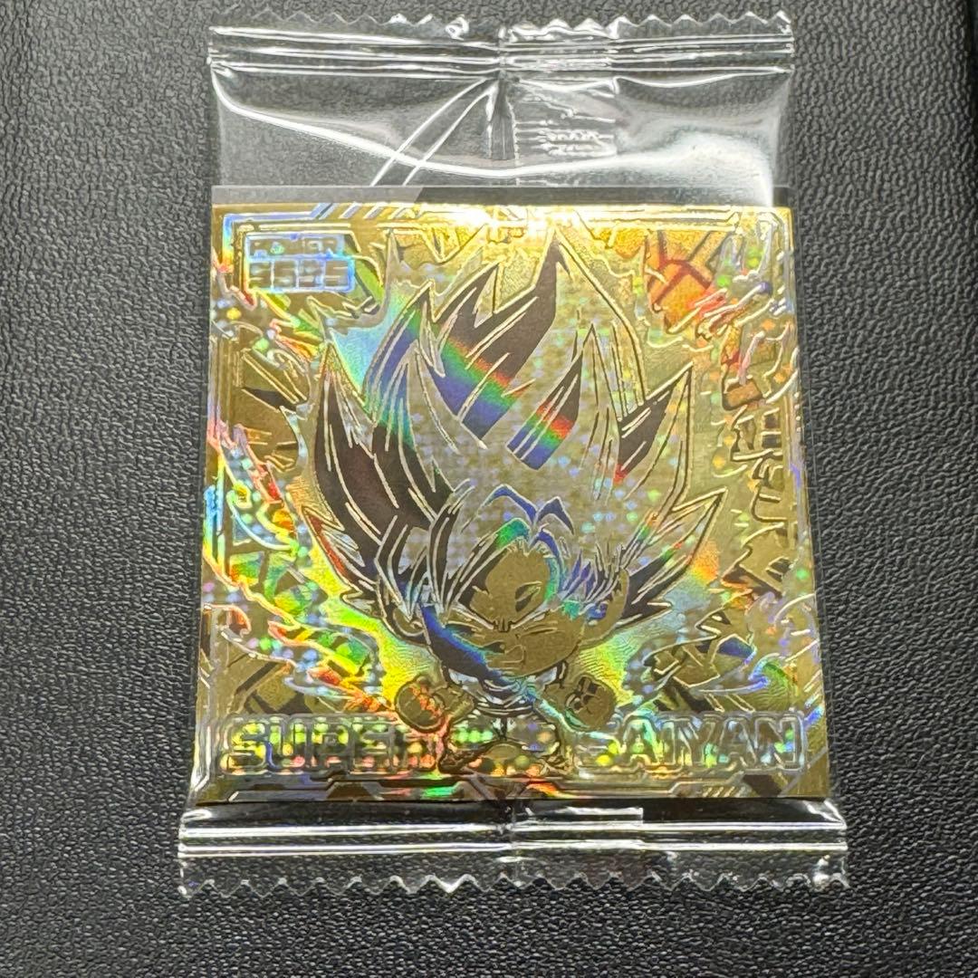 ドラゴンボール10超戦士シールウエハース超 WGS孫悟空 ダブルゴールド