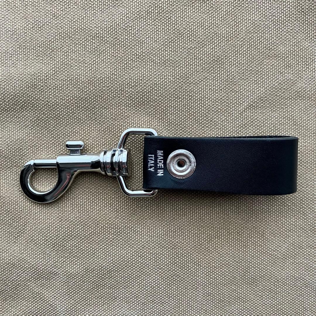 小物 Supreme Leather Key Loop \"Black\"