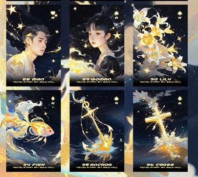 正規品ルノルマンカード】海外インディーズ✨ケース付き✨美しい銀河の