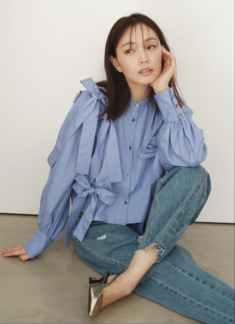 新品未使用】CADUNE カデュネ りぼんショートブラウス ご専用 - メルカリ