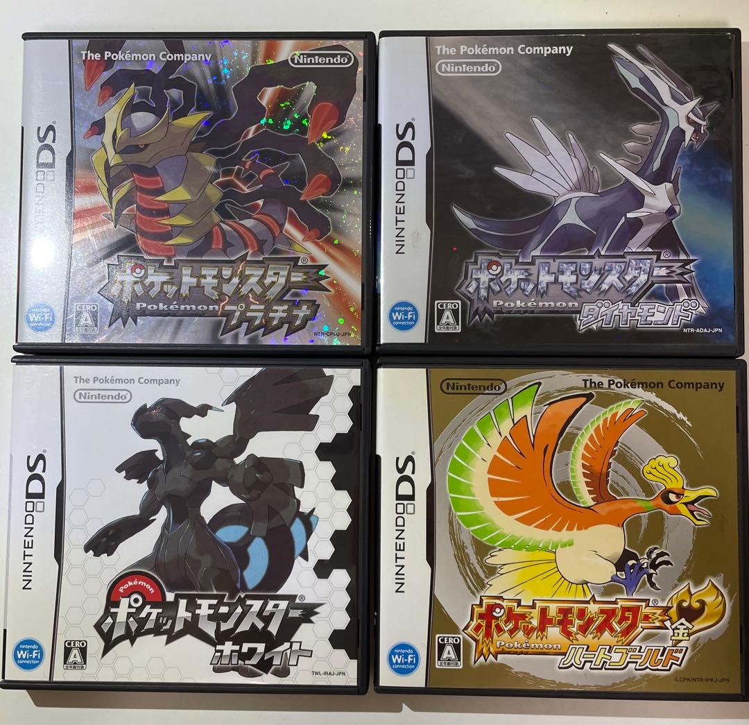 DSソフト ポケモン(プラチナ、ダイアモンド、ホワイト、ハートゴールド