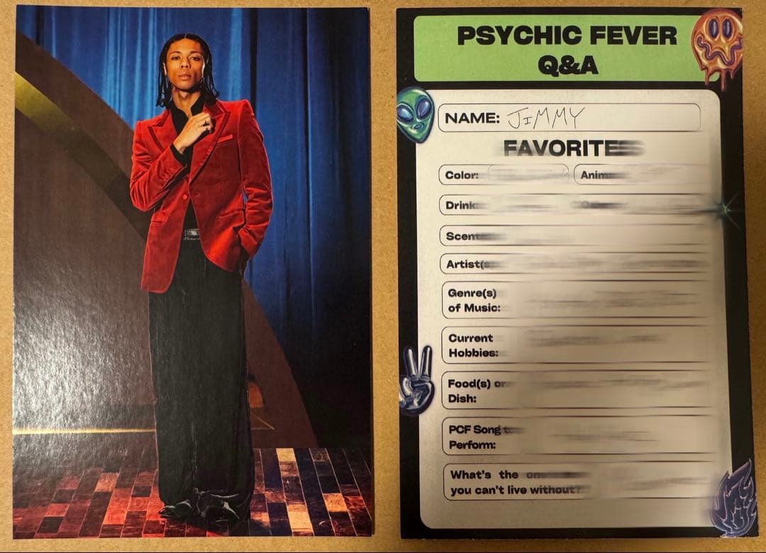 PSYCHIC FEVER JIMMY ポストカード - メルカリ