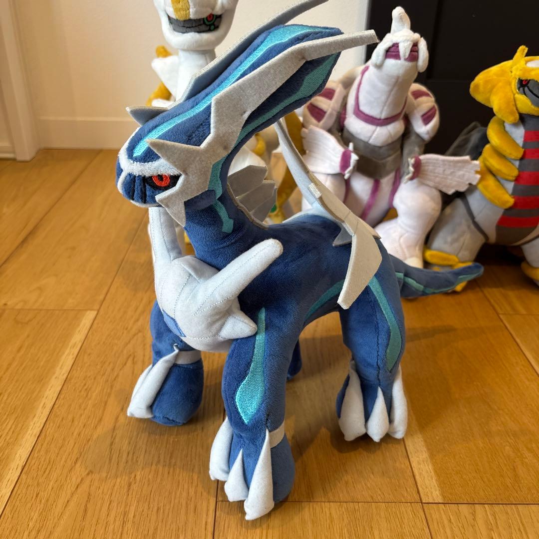 ポケセン アルセウス ディアルガ パルキア ギラティナ ぬいぐるみ