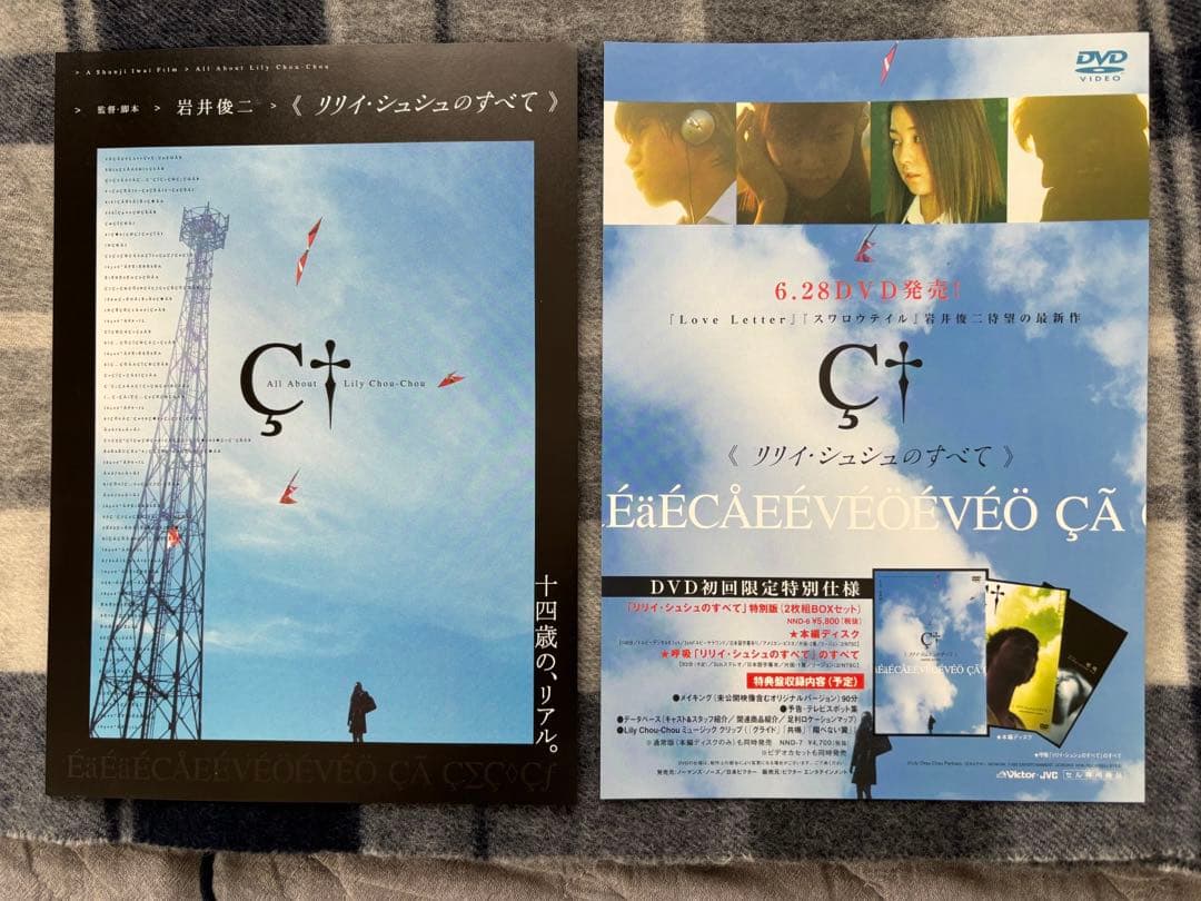 チラシ付 リリイ・シュシュのすべて 映画パンフレット - メルカリ