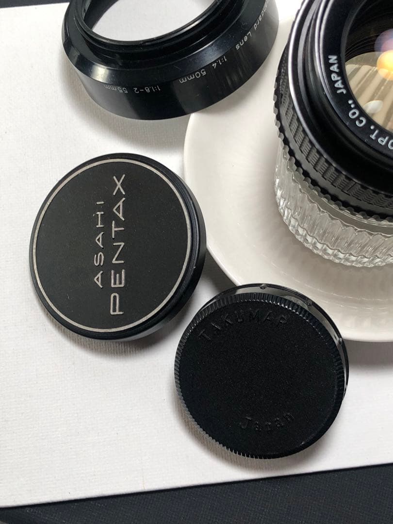 フード付き smc takumar 50mm f1.4 m42