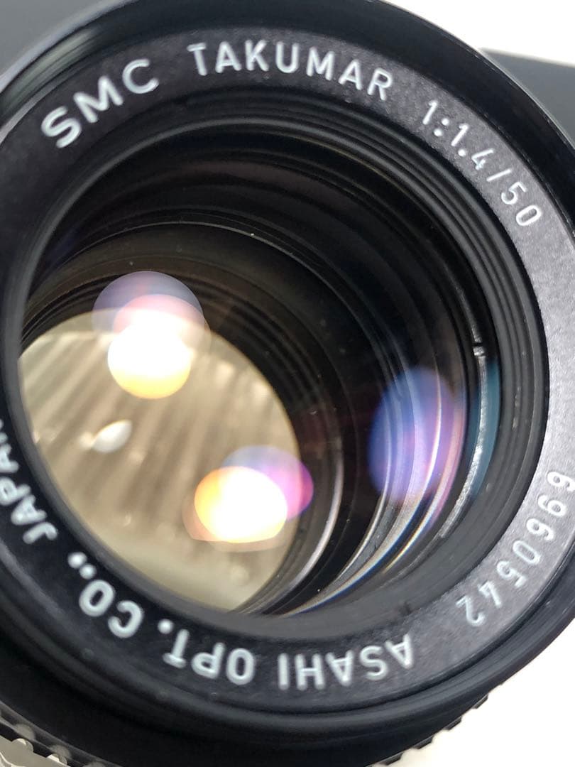 フード付き smc takumar 50mm f1.4 m42