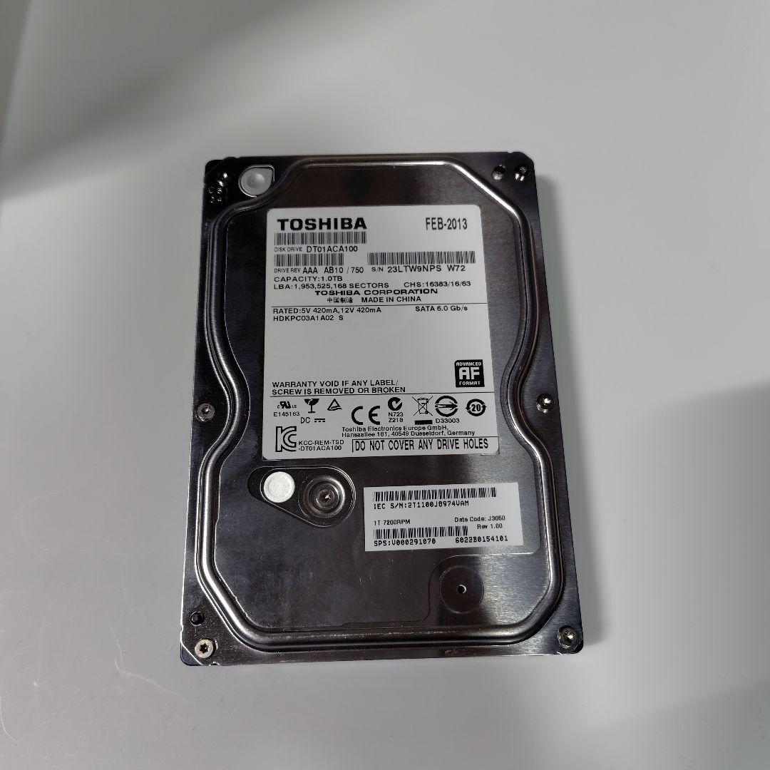 TOSHIBA 1TB HDD ジャンク - メルカリ
