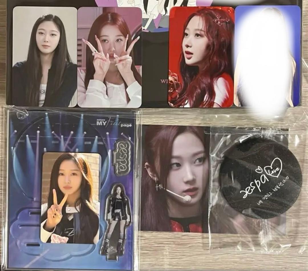 aespa ジゼルトレカポップアップMD ラキドロ10万ウォン以上