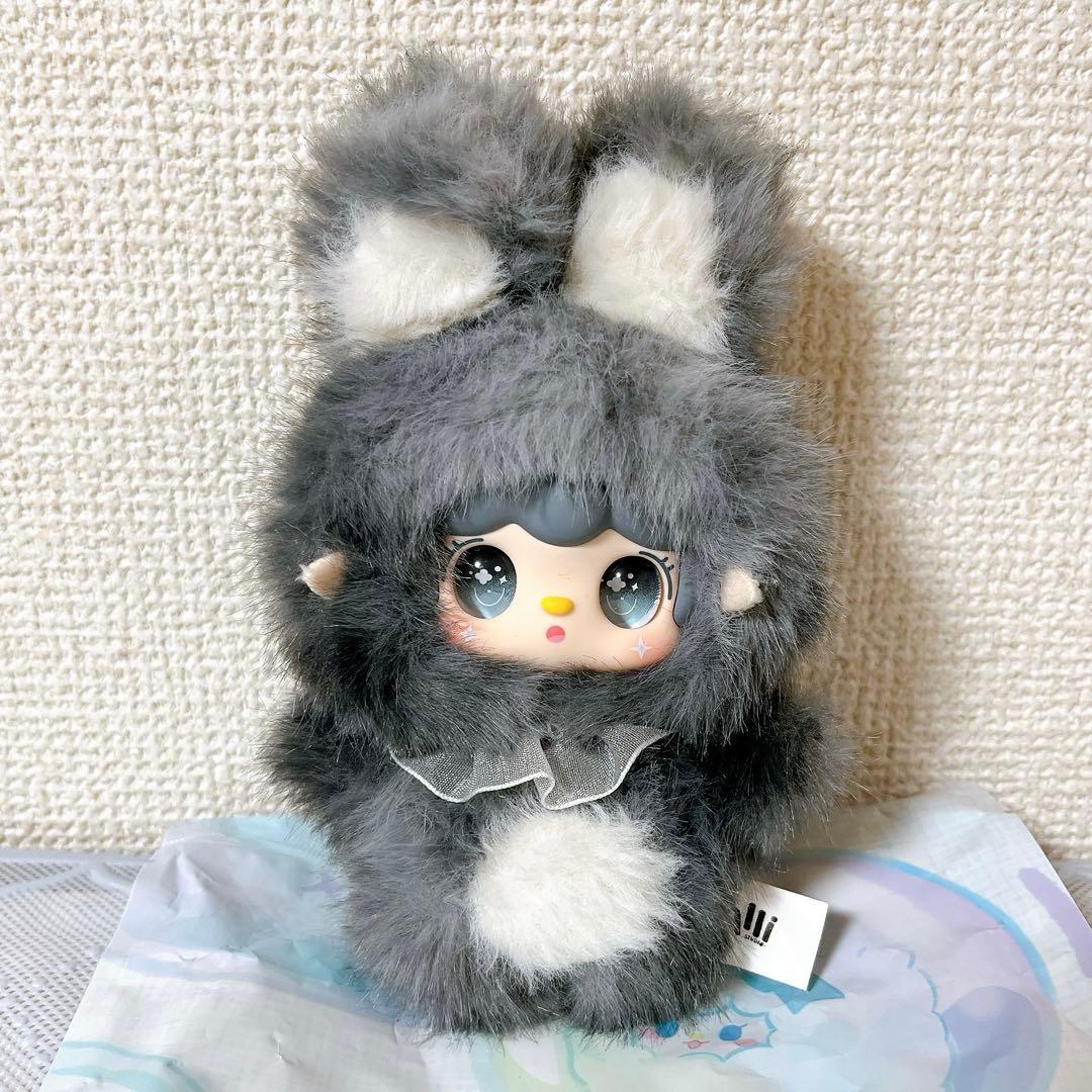 yooki ヨーキ ホッピングバニー うさぎ 黒 ナイト グレー - メルカリ