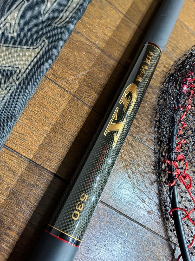 がまかつ タモの柄 GX 530 枠網セット 検）サンライン 釣士道 ダイワ