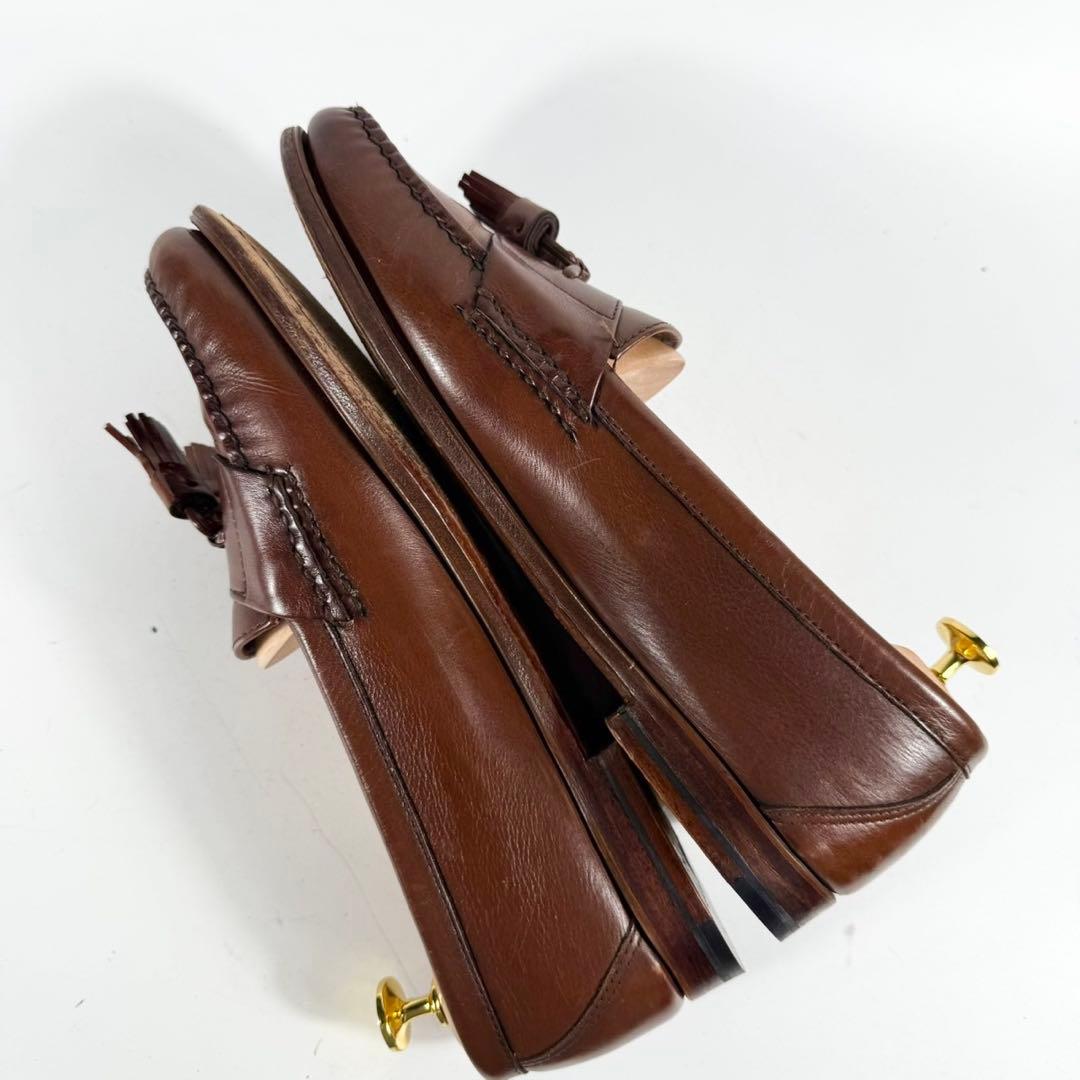 USA製】COLE HAAN コールハーン タッセルローファー 革靴 茶 良品