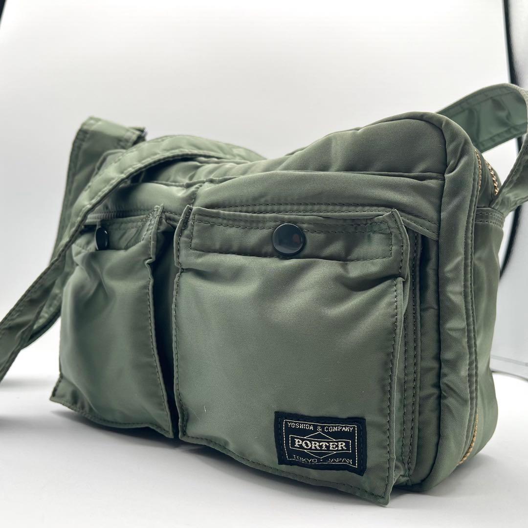 未使用◎2層/PORTER セージグリーン ショルダーバッグ タンカー 緑 未使用 ポーター タンカー セージグリーン ショルダーバッグ 緑 - メルカリ