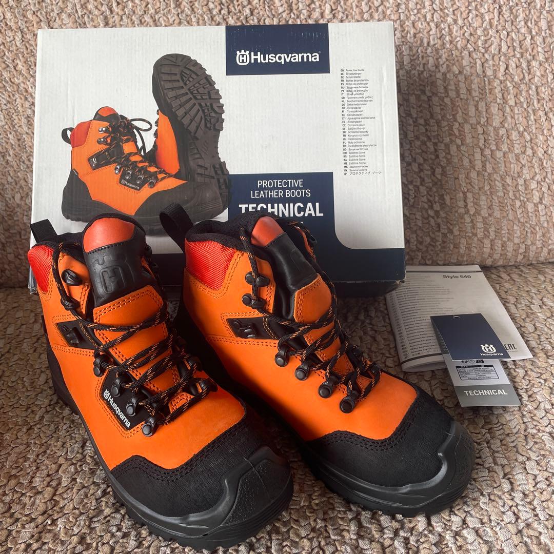 [未使用品] ハスクバーナ・ゼノア ガーデンブーツテクニカル サイズ38 ハスクバーナガーデンブーツテクニカル/24.5cm/38