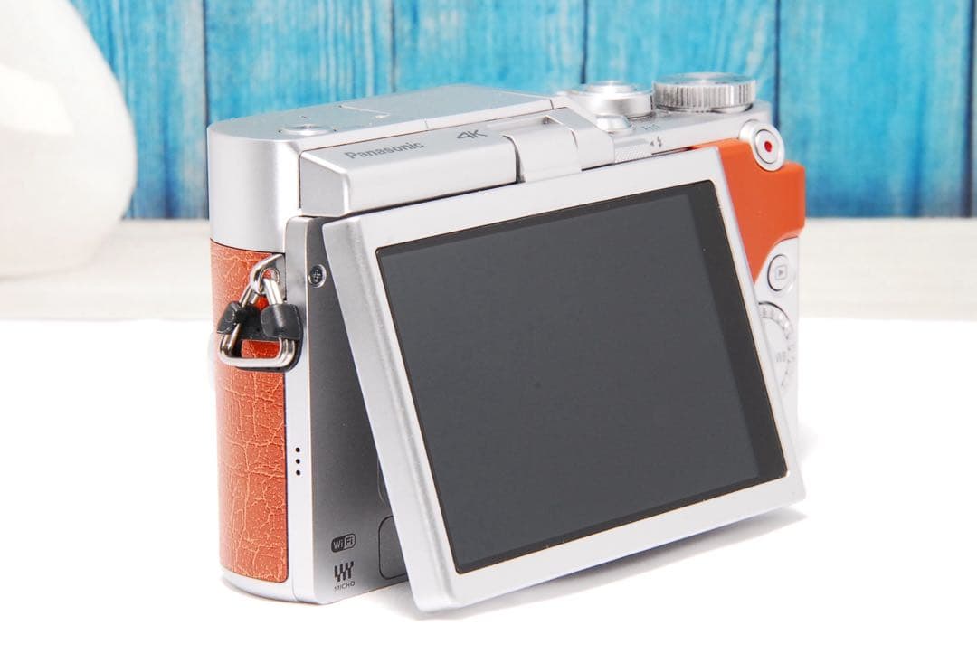 LUMIX GF9 オレンジ 4k SNS Wi-Fi チルト ミラーレス