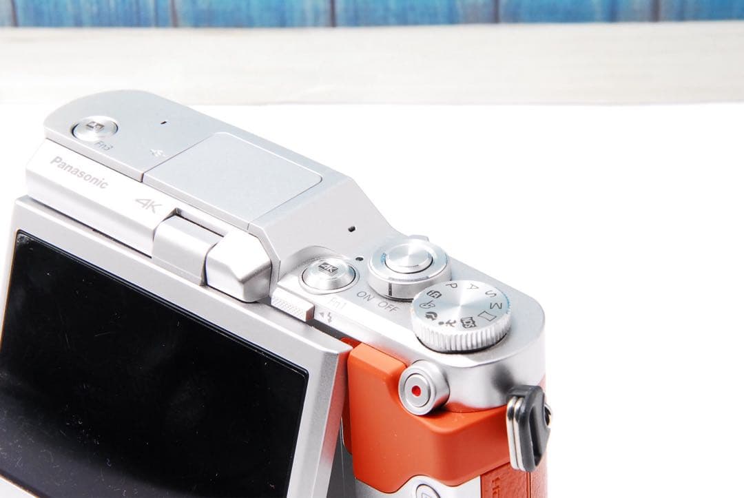 LUMIX GF9 オレンジ 4k SNS Wi-Fi チルト ミラーレス