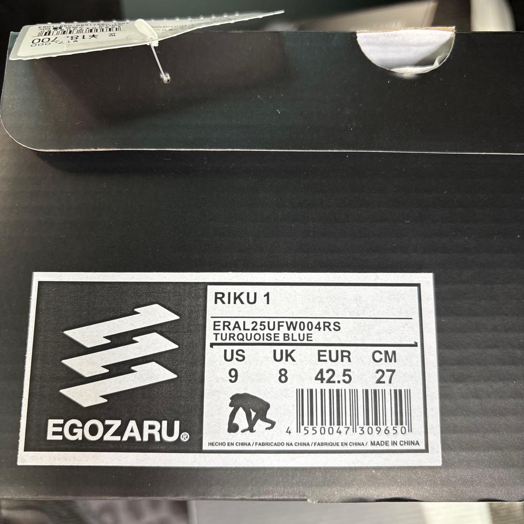 EGOZARU RIKU 1 ターコイズブルー 27cm - メルカリ