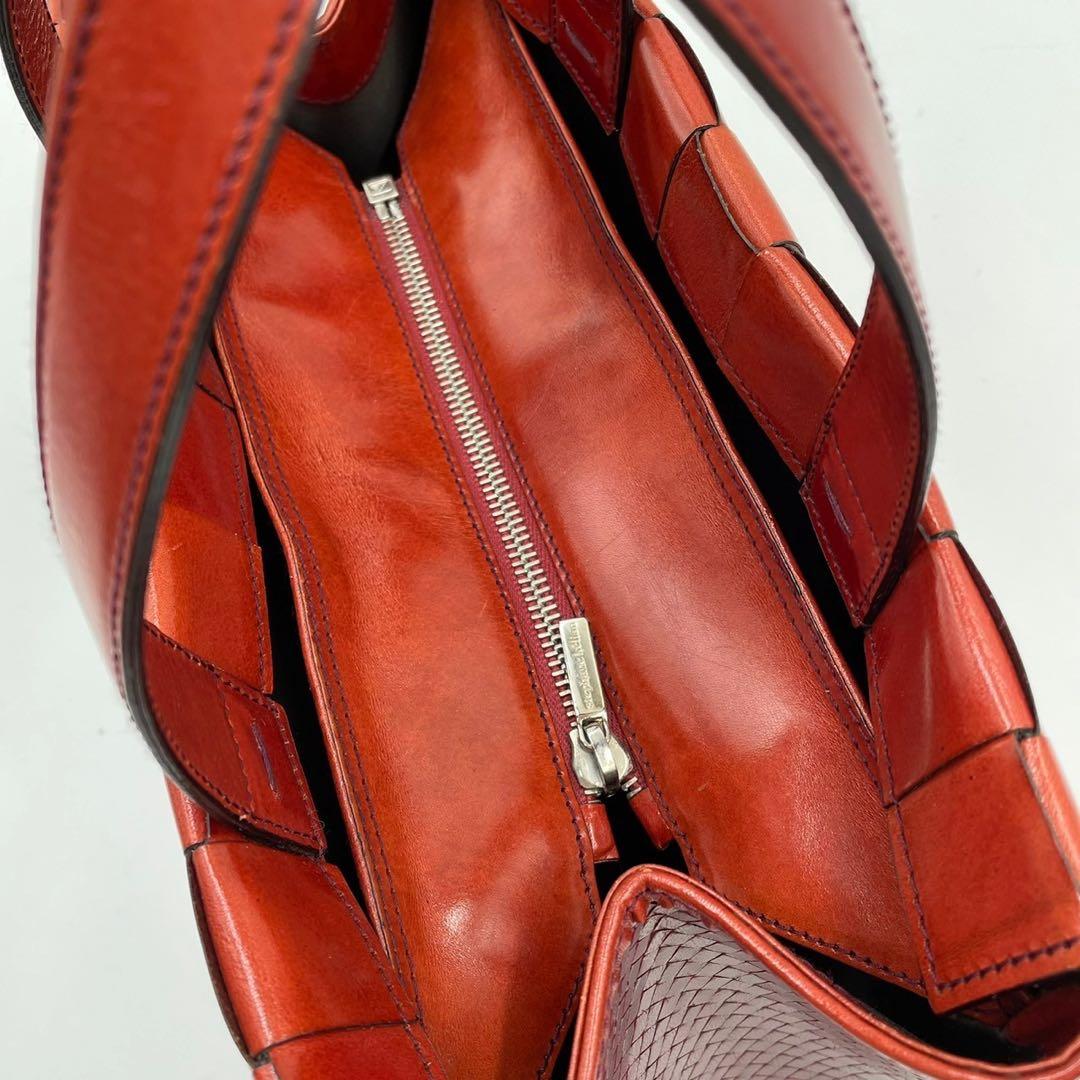 極美品 ステファンケリアン ハンドバッグ イントレチャート フランス製