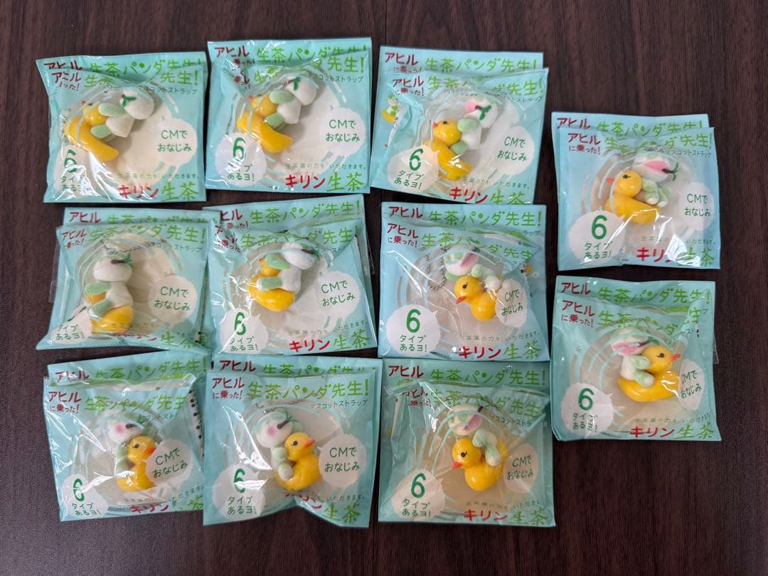 未使用】生茶パンダ先生 マスコットストラップ キーホルダー 生茶