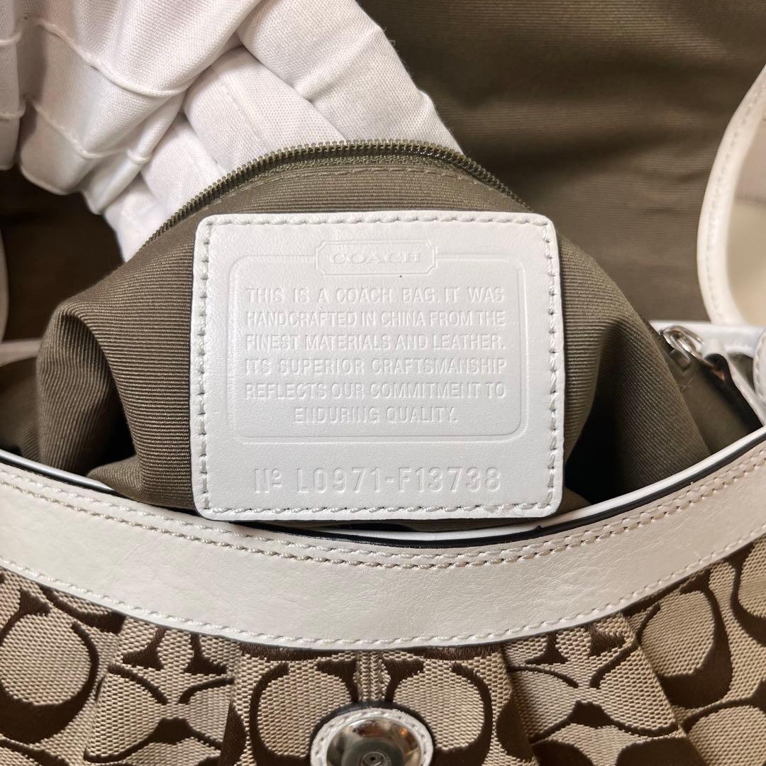 ☆極美品☆ COACH コーチ SOHO ソーホー シグネチャー F13738 - メルカリ