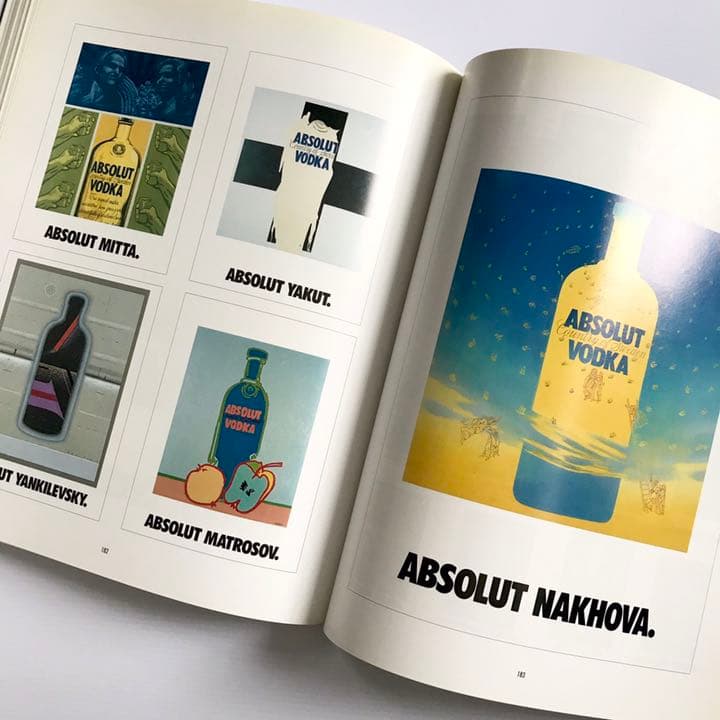 ABSOLUT BOOK アブソルートウォッカ 広告デザイン集 洋書 アート